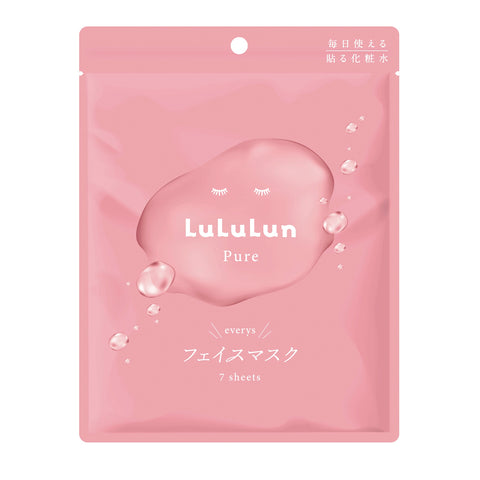 [LuLuLun] Pure Everys Pink Sheet Mask (7pcs)