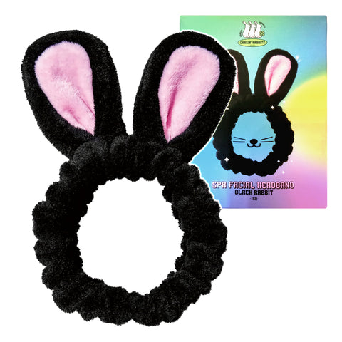 [Chasin' Rabbits] Spa Facial Headband (Black Rabbit)