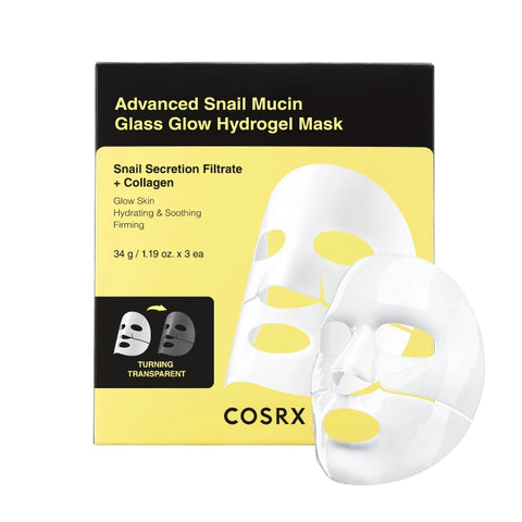 [COSRX] Advanced Snail Mucin Glass Glow Hydrogel Mask