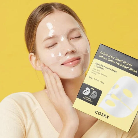 [COSRX] Advanced Snail Mucin Glass Glow Hydrogel Mask