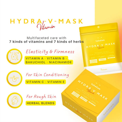 [LuLuLun] Hydra-V Vitamin Facial Mask (7pcs)